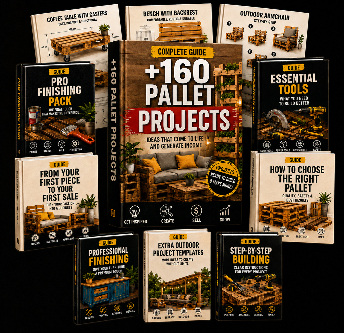 🪵 Pallet Pro: 160+ Pallet Furniture Projects + 5 Bonuses
