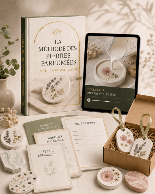 🌿 La Méthode des Pierres Parfumées + 🎁 Les 4 bonus inclus
