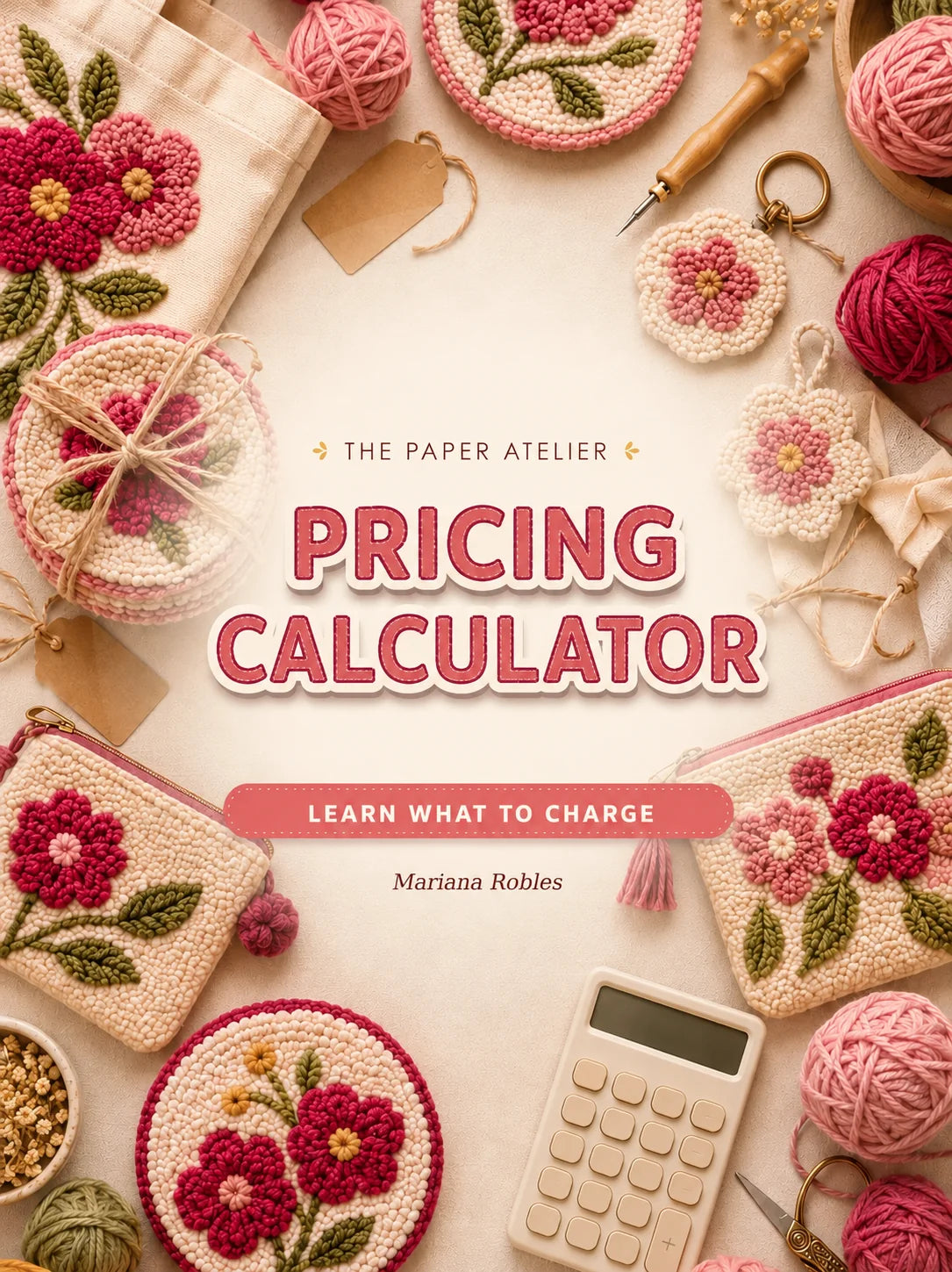 Punch needle cost and pricing calculator